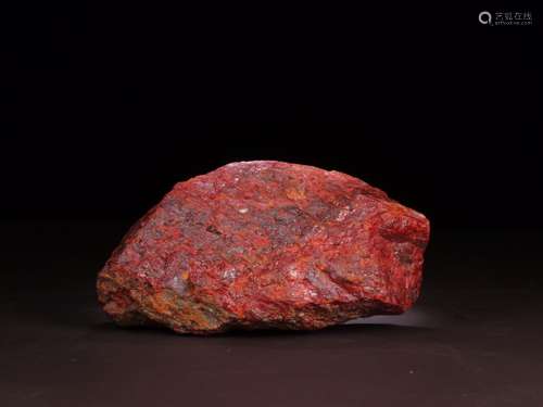 Undressed ore cinnabarSize: 12.1 cm wide by 6.6 cm wide and ...