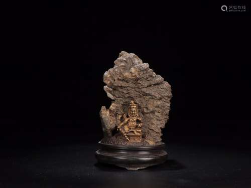 : stone BuddhaSize: 6.4 cm in diameter 10.4 cm high weighs 3...