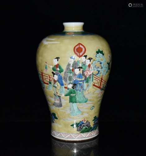 Stories of yellow glaze enamel May 30 x19cm 5500 bottles