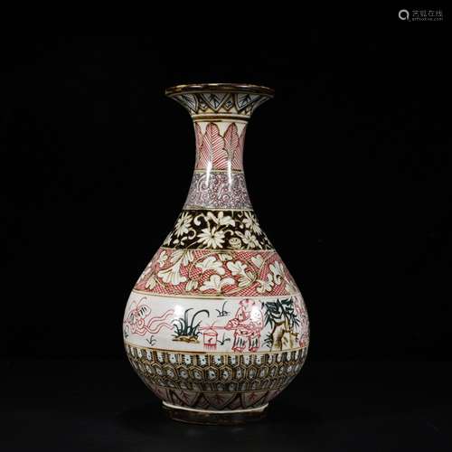 Ji kiln YingXiWen okho spring bottle of 35 * 19 1200 cm