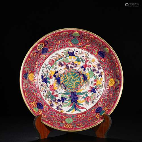 Colorful paint YingXiWen plate 7 cm * 34, 3000