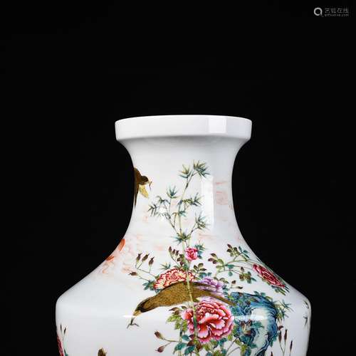 Colored enamel peony flower grain dish buccal bottle of 29 *...