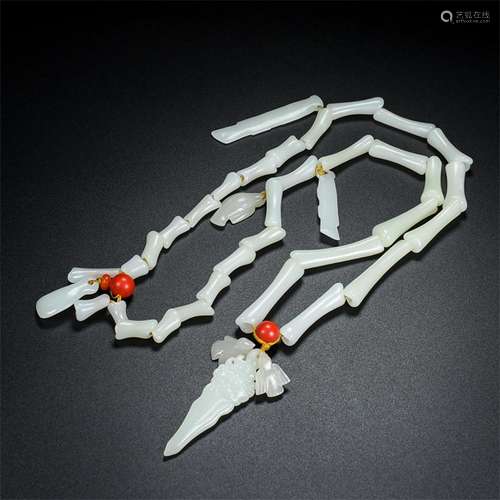 Collectables - autograph, hetian jade joints necklace, the q...