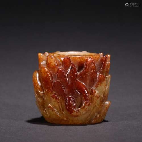 Ancient jade lotus benevolent BanZhiSpecification: high 4.2 ...