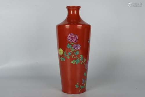 - because the coral CaiHuDie floral printBottle height 38 cm...