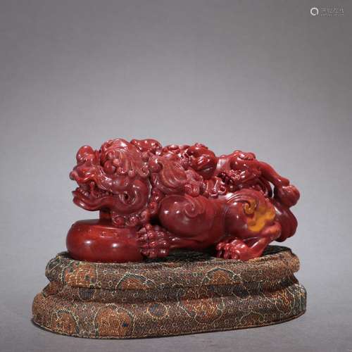 Shou stone mother's place.Specification: 5.7 cm long and...