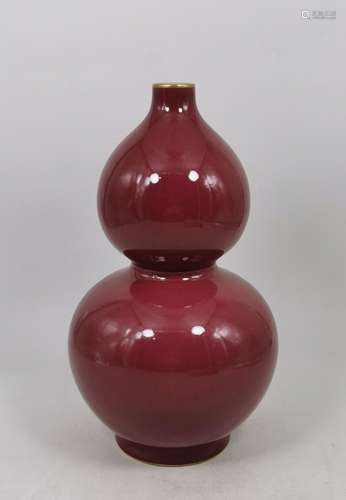 , the red bottle gourd, height 25.5 ㎝, caliber 2.8 ㎝, bottom...