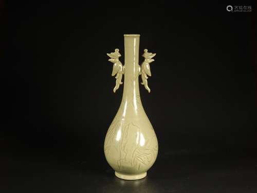 : longquan double phoenix ear the flask28 cm diameter 3 cm h...