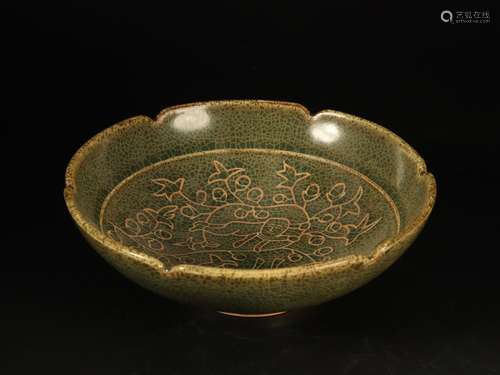 : longquan calving YingXiWen mouth bowl6 cm high calibre 17 ...