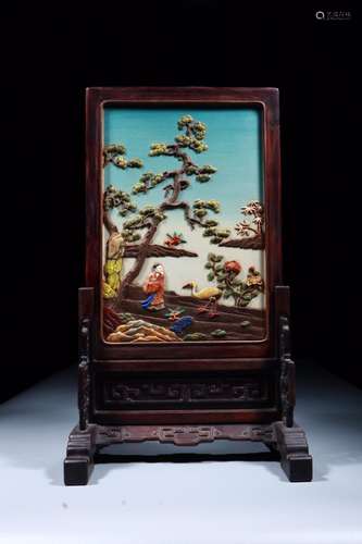 Stories of old Tibet:lacquer treasure embedded panasonic pla...