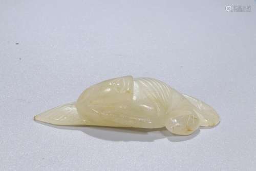 : hetian jade benevolent pendantSize: 2.8 * 6.8 * 1.6 cm wei...