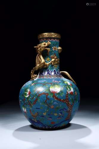 Paragraph:emperor· cloisonne live dragon treeSize: 36 cm dia...