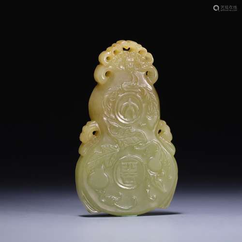 , good luck in hotan topaz bottle gourd, size: 6.6 * * * * 3...