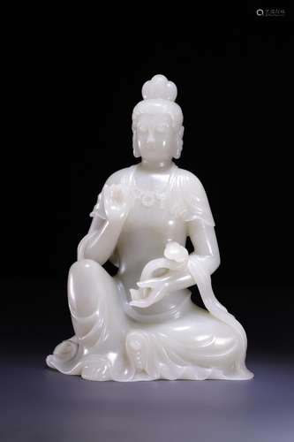 , hetian jade guanyin cave, size: 25 * * * * 17.5 10.5 cm, 2...