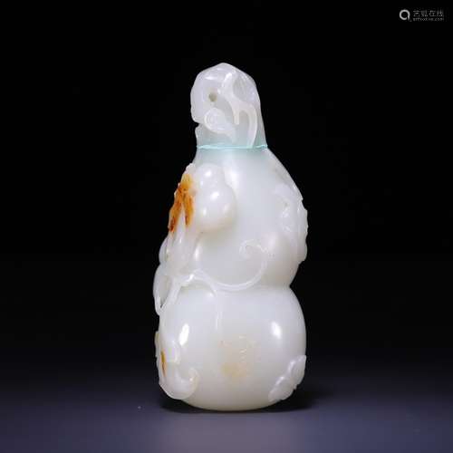 , hetian jade bottle gourd, size: 13 * * * * 5.6 4.6 cm, 288...