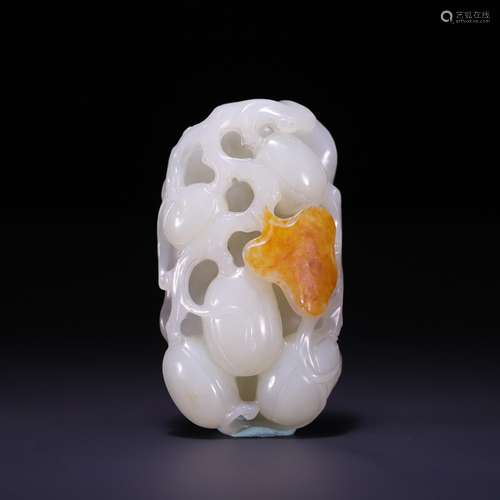 , hetian jade melon and fruit pieces, size: 6.9 * * * * 3.8 ...