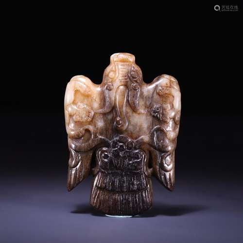 God, hetian jade dragon bird body, size: 10 * * * * 7.2 1.6 ...