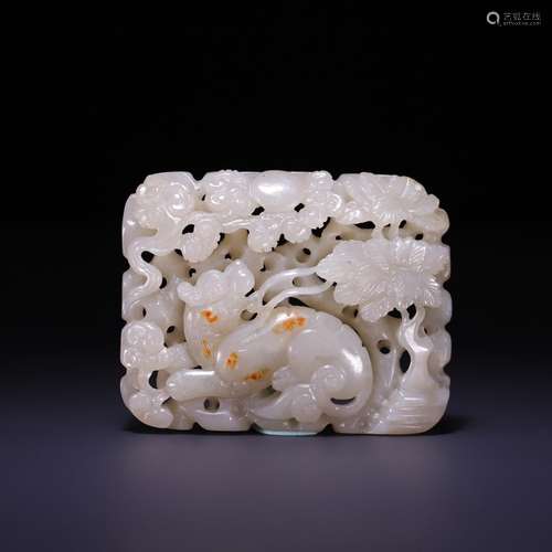 Jade, hetian jade seed material benevolent grain pieces, siz...