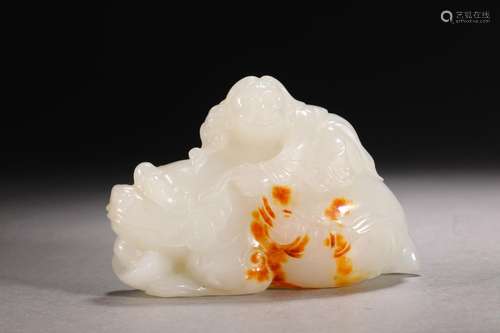 Hetian jade bang spittor furnishing articlesSize: 9 * 6 * 4 ...