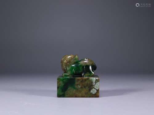 Jade benevolent printingSize: 4.8 * 3.4 * 5 cm weighs 168 g.