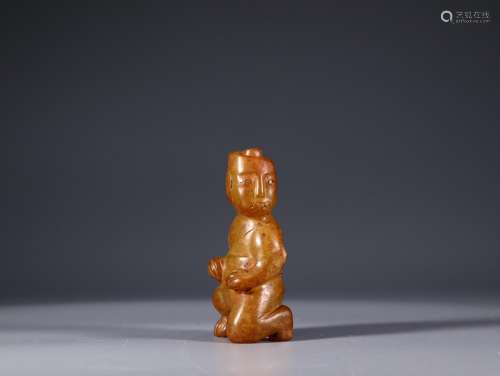 Ancient jade figures furnishing articlesSize: 3.2 * 2.3 * 6....