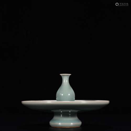 Longquan celadon powder blue glaze okho spring fragrance10 c...