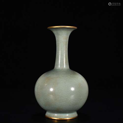 Your kiln azure glaze flask (gold)24 * 14.5 cm1200