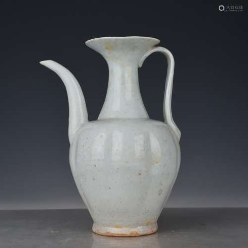 Shadow left kiln green glaze melon leng pot ewer antique vas...