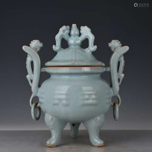 Your kiln azure glaze gossip fuming furnace antique vases, a...