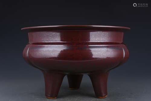 Zijin glaze by furnace 21 * 35 cm