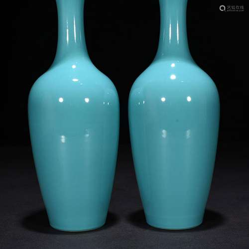 Beauty is the turquoise glaze bottle 26 * 10 centimeters