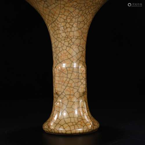 Elder brother kiln flower vase with 20.5 * 14.5 cm