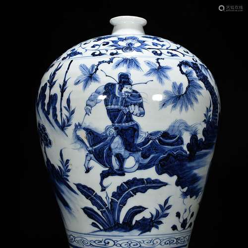 Under the blue and white Xiao Heyue after han xin person plu...