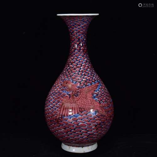 White xushuguan solitary kiln with blue and white youligong ...