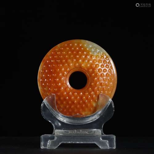 Ancient jade rivet lines yuhuanSpecification: high generous ...