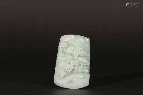 - old jade landscape characterSpecification: high 6.9 cm wid...