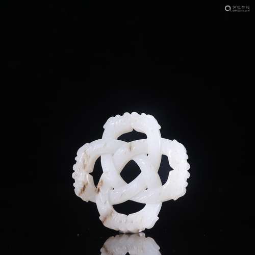 Hetian jade auspicious dragon pendantSpecification: high 5.6...