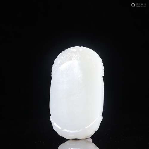 Hetian jade volume moire listedSpecification: high 7.9 4.7 1...