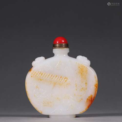 Stories of hetian jade seed makings snuff bottles.Specificat...