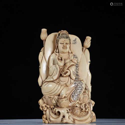 Old.chinese guanyin statuesSpecification: high generous 16/9...