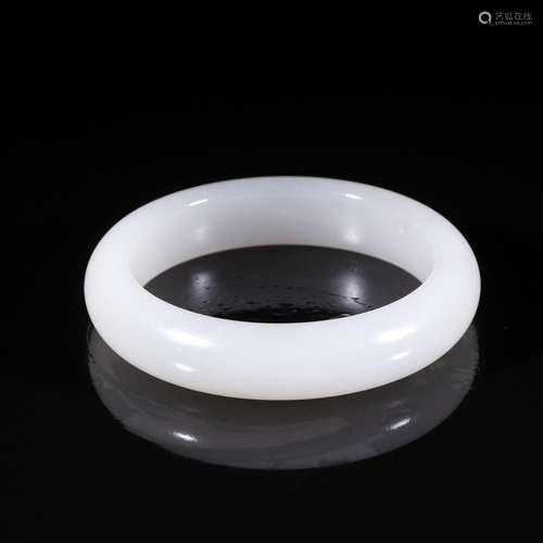 Hetian jade bracelet flat barSpecification: a coarse X1.5 di...