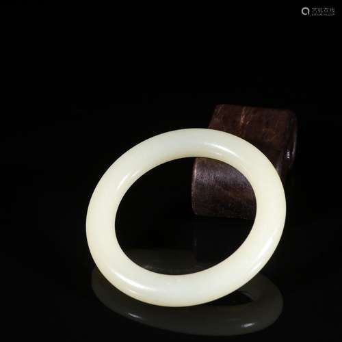 Hetian jade article round braceletSpecification: a coarse 1 ...