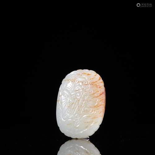 Hetian jade ruyi pendantSpecification: high 5.9 4.3 1 cm thi...