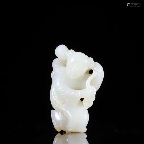 Hetian jade the boy to piecesSpecification: high 6.8 4.2 1.7...