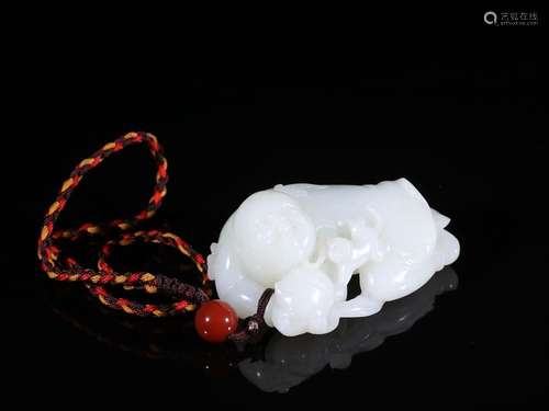 Hetian jade the boy offered to a long lifeSpecification: lon...