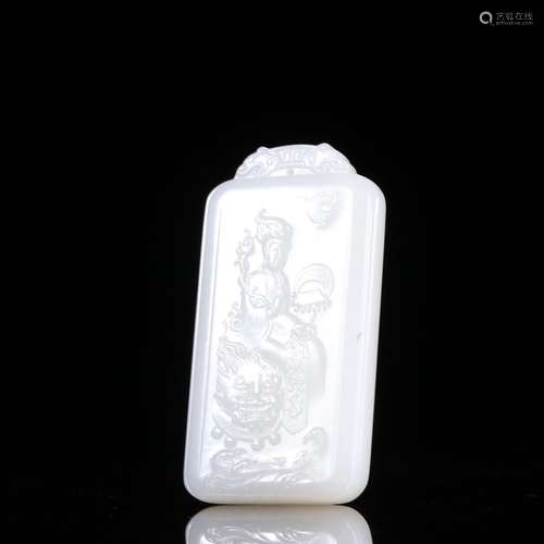 Hetian jade benevolent guanyin jade brandSpecification: high...