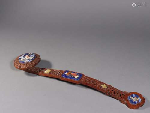 Hua limu treasure for a knife.Specification: 44 cm wide 10 c...