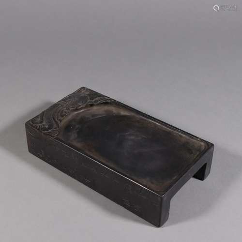 The old pit side Shi Fengwen inkstone.Specification: length ...