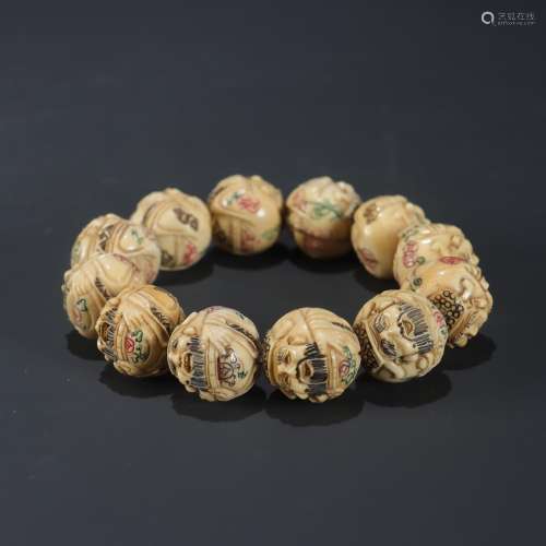 Acura old.chinese mammon hand stringSpecification: bead diam...