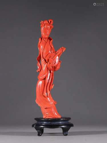 Coral pipa ladies statuesSpecification: 21 without bottom wi...